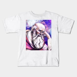 St. Jerome Pink Portrait | St. Jerome Artwork 8 Kids T-Shirt